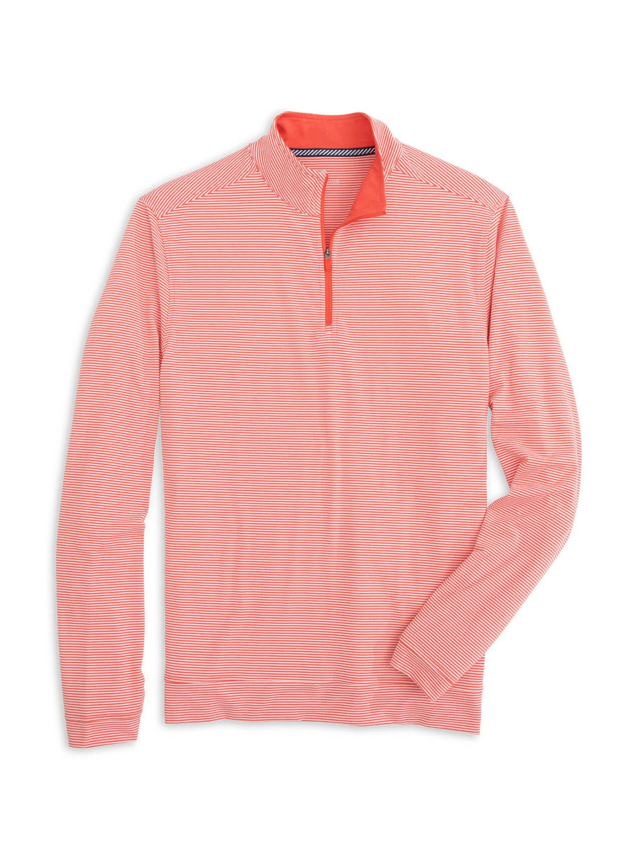Southern Tide Men's Heather Cruiser Micro-Stripe Quarter-Zip