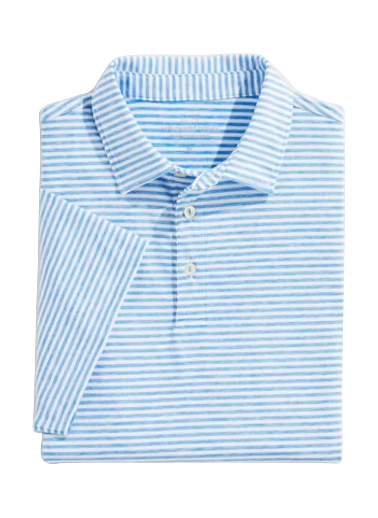 Vineyard Vines Men's Blank Heathered Winstead Stripe Sankaty Polo
