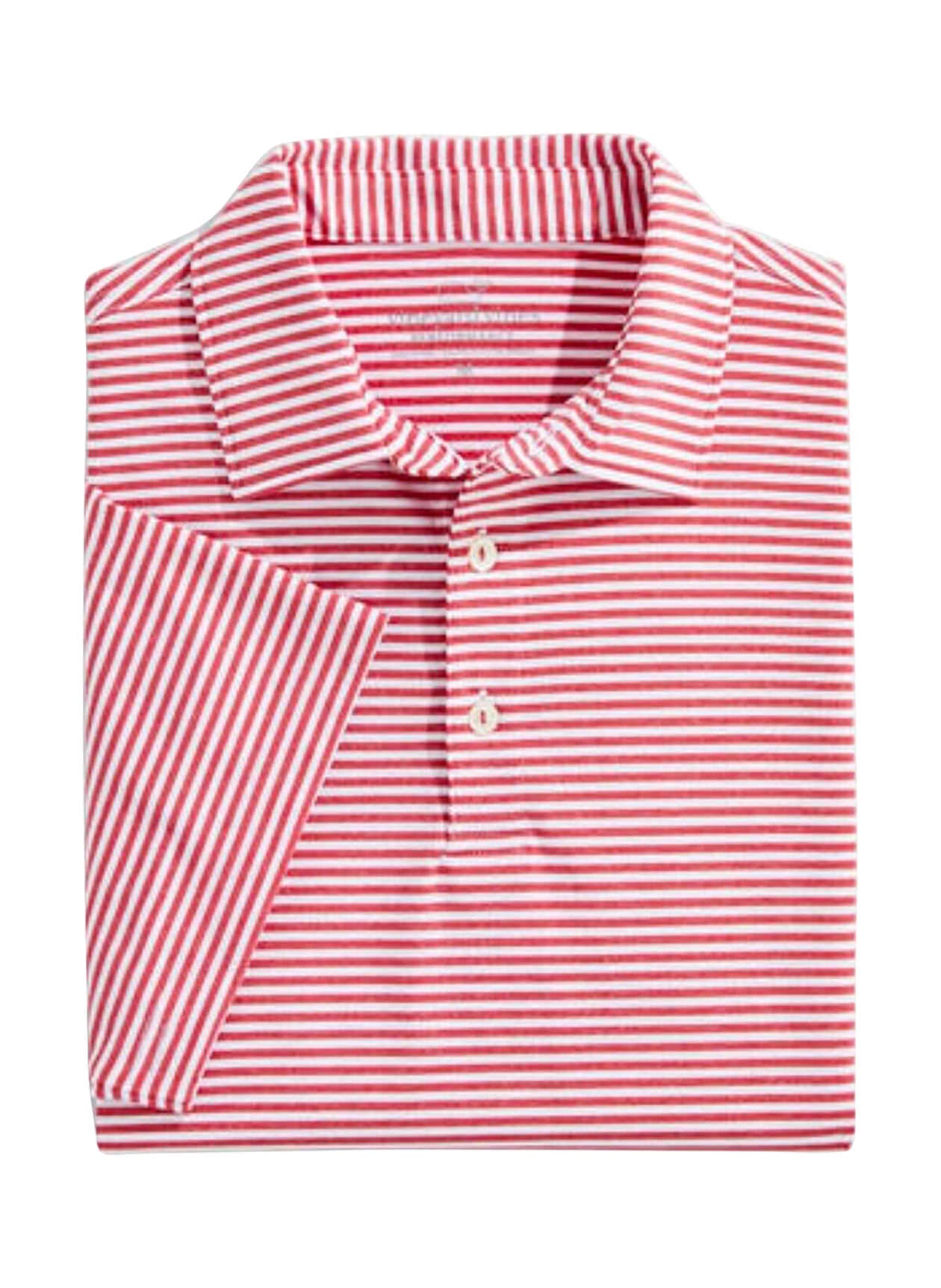 Vineyard Vines Men's Blank Heathered Winstead Stripe Sankaty Polo