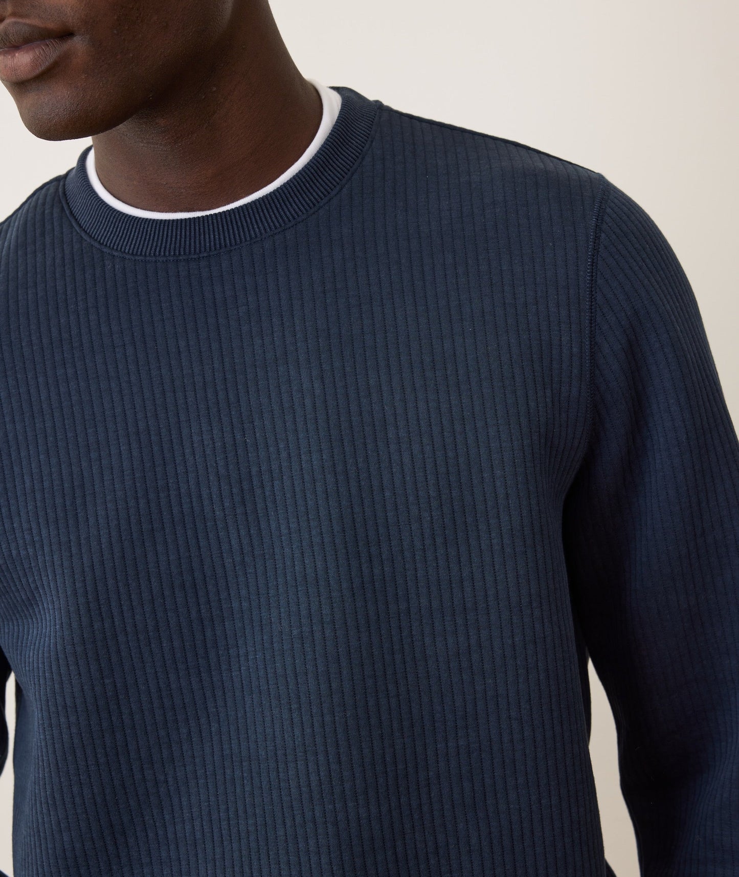 Corbet Quilted Crewneck