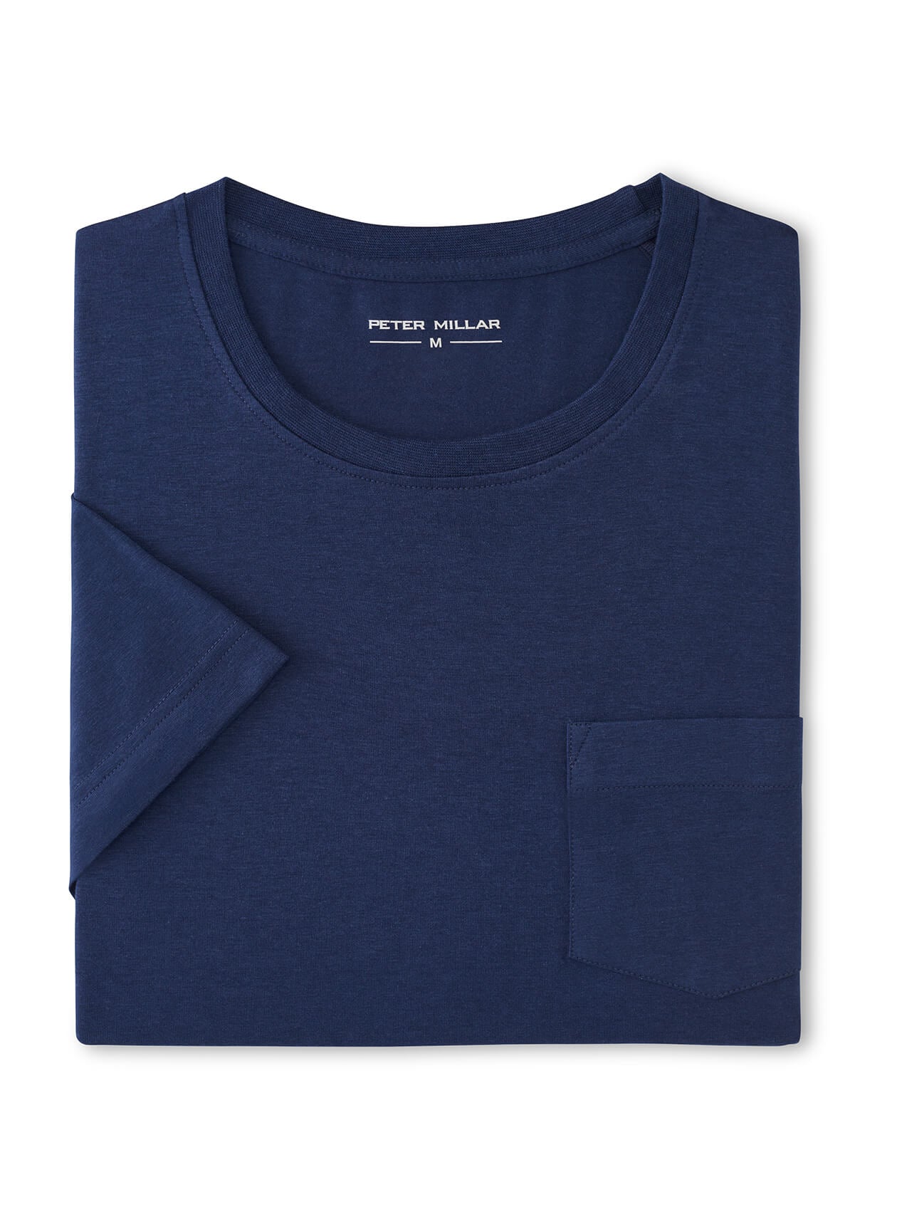 Peter Millar Men's Crown Comfort Short-Sleeve Pocket Tee