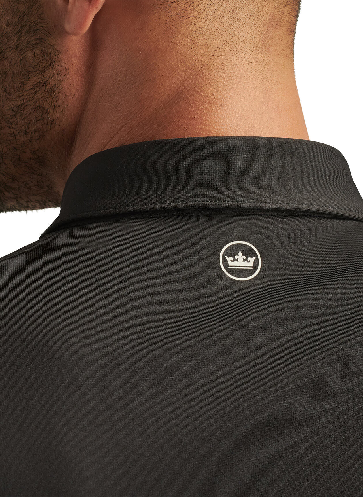 Peter Millar Men's Solid Performance Polo - Self Collar