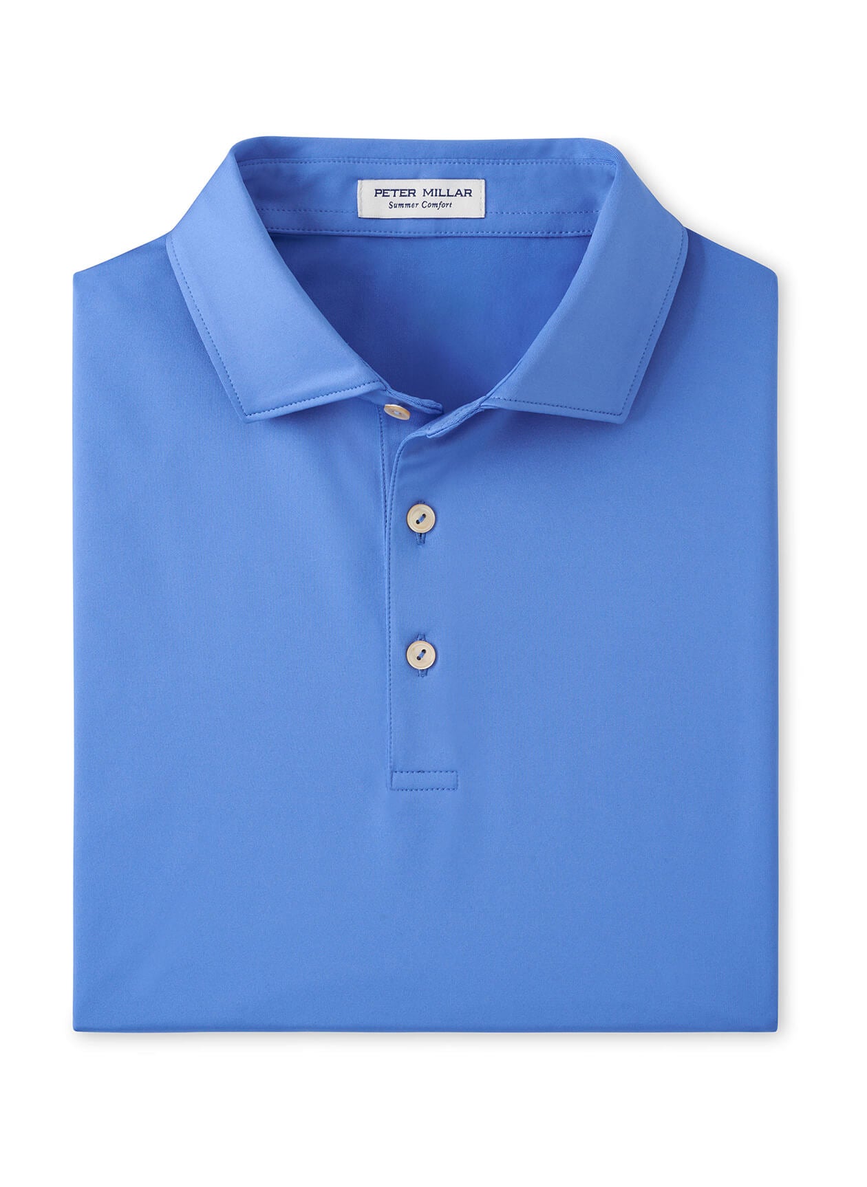 Peter Millar Men's Solid Performance Polo - Self Collar