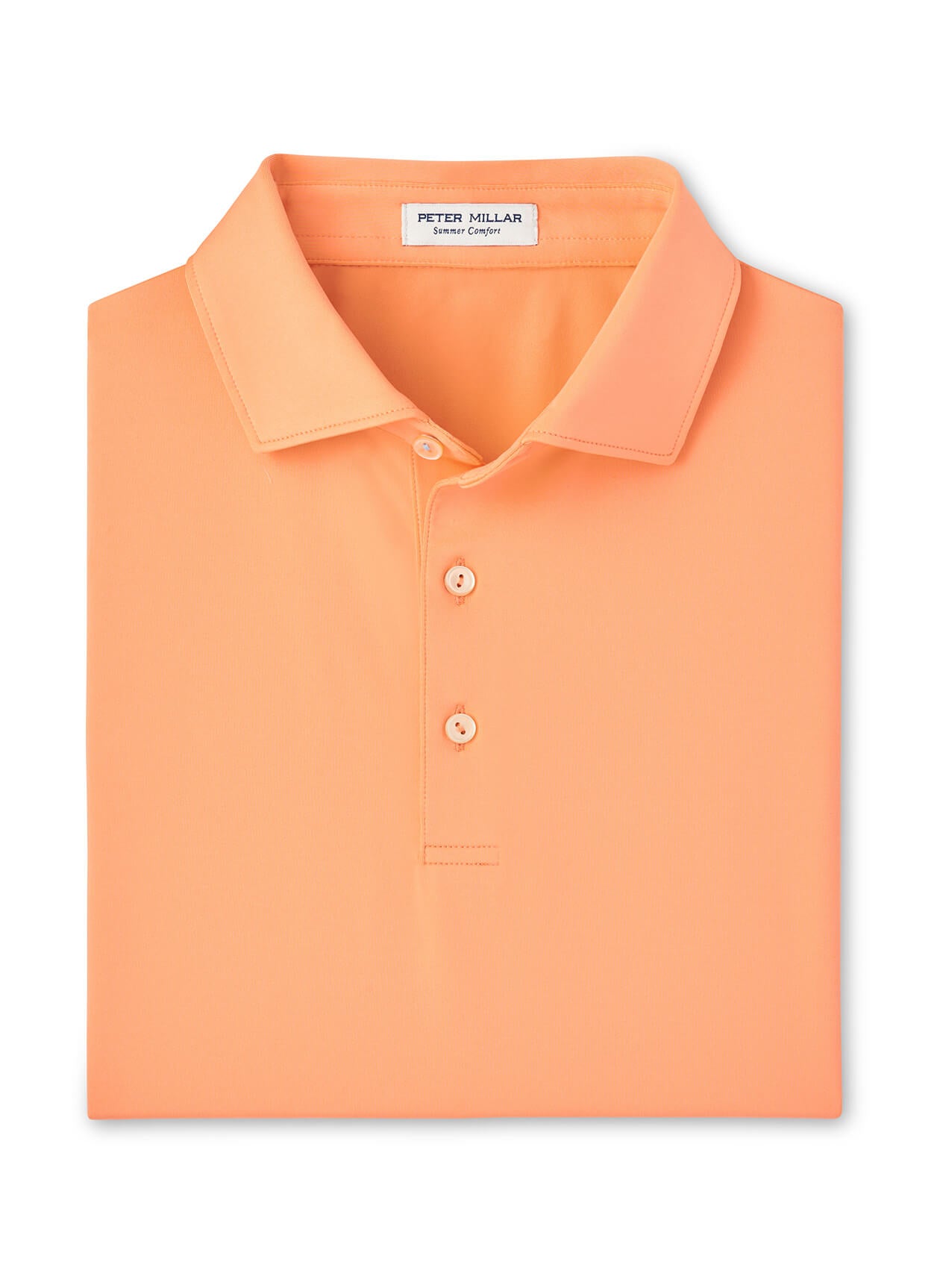Peter Millar Men's Solid Performance Polo - Self Collar