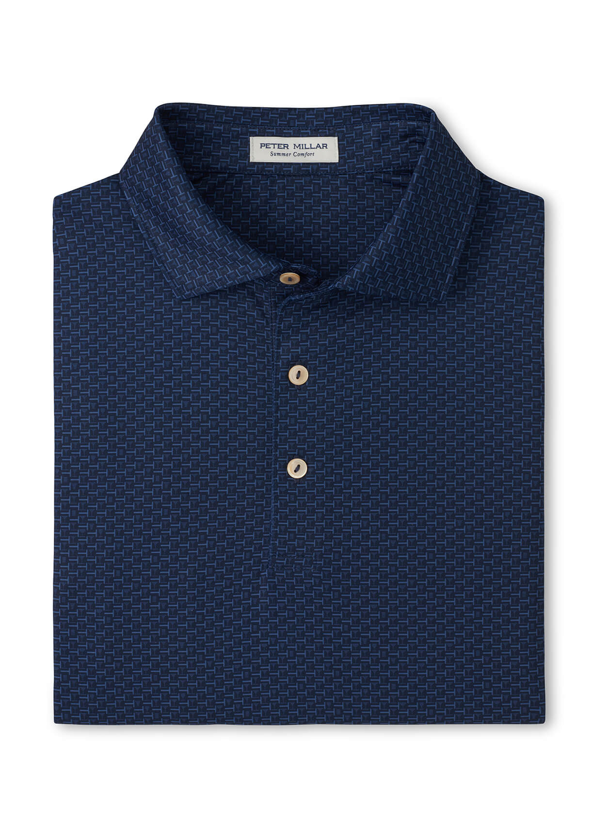 Peter Millar Men's Bunker Bar Performance Jersey Polo