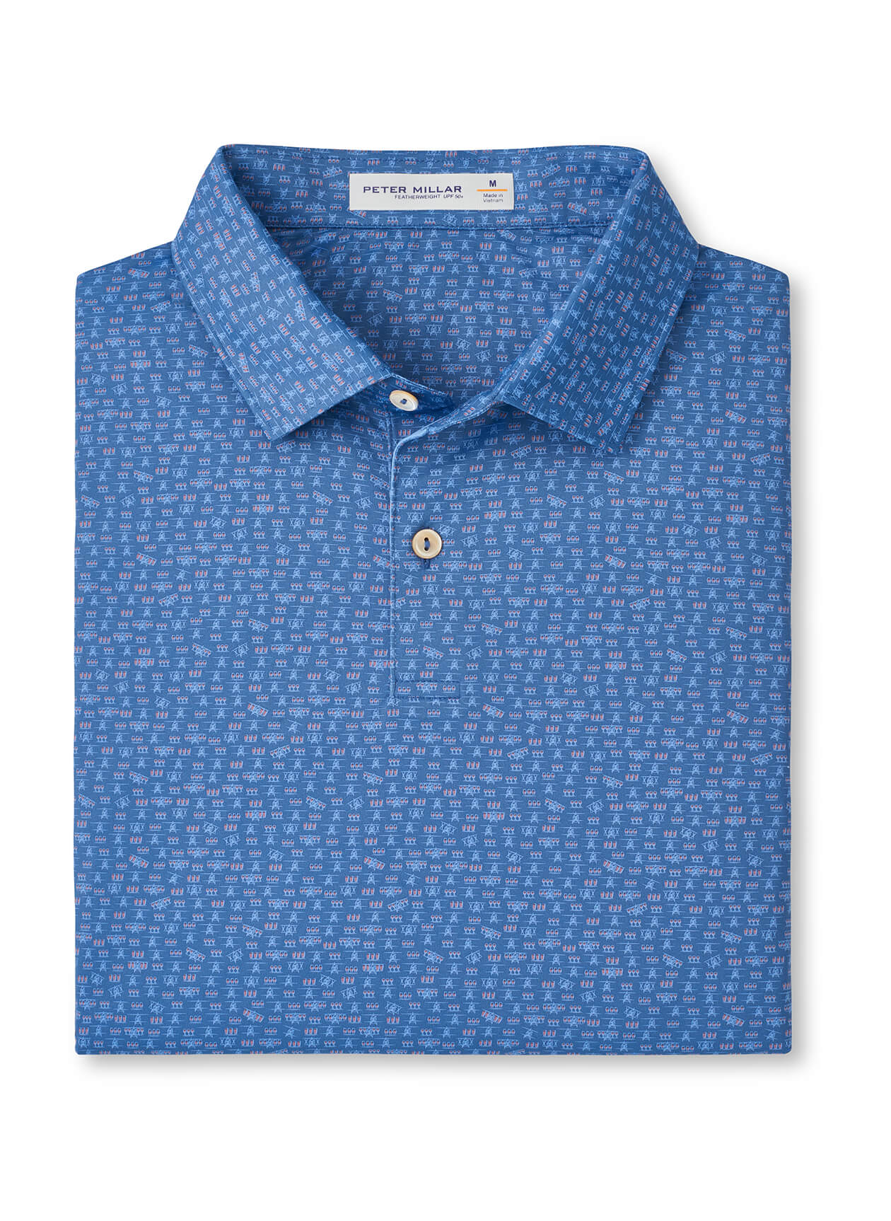 Peter Millar Men's Featherweight Flights Performance Polo