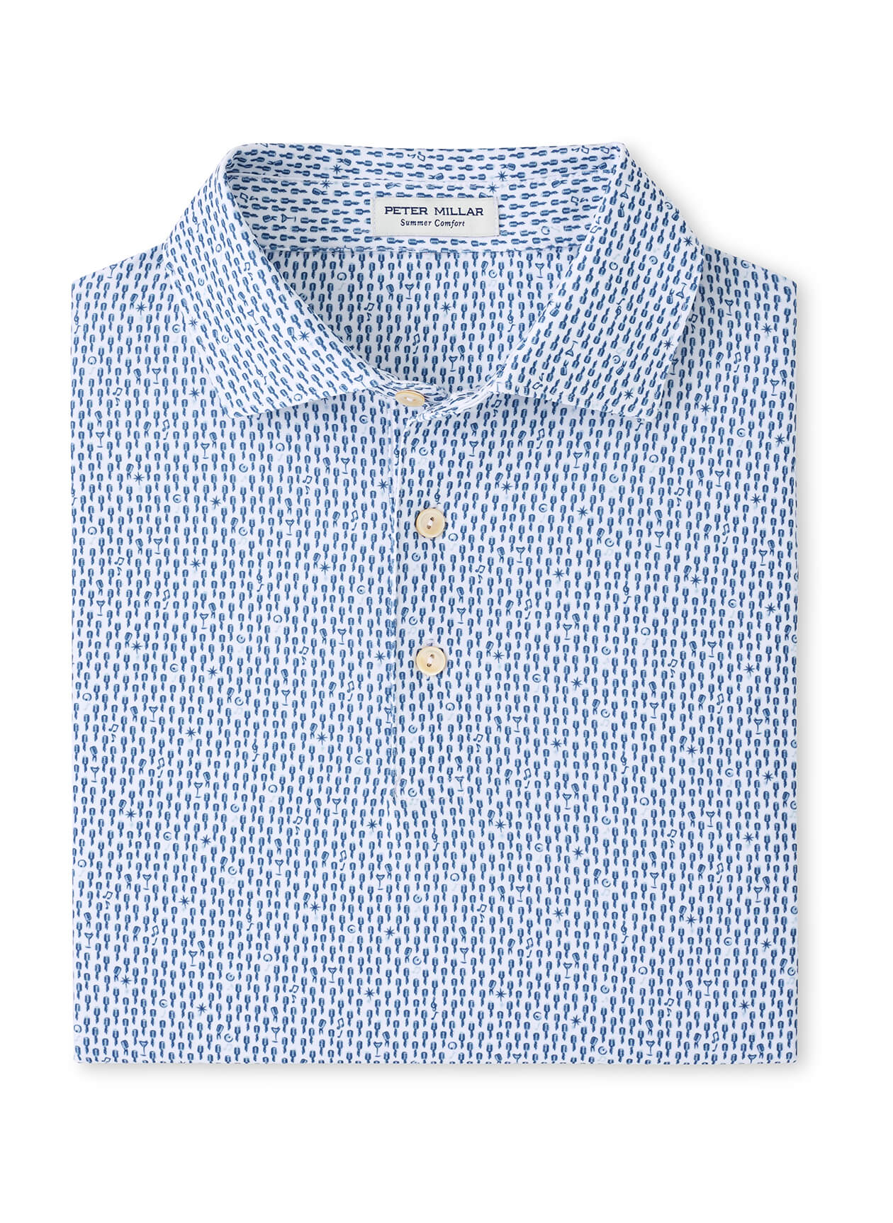 Peter Millar Men's Casino Night Performance Jersey Polo