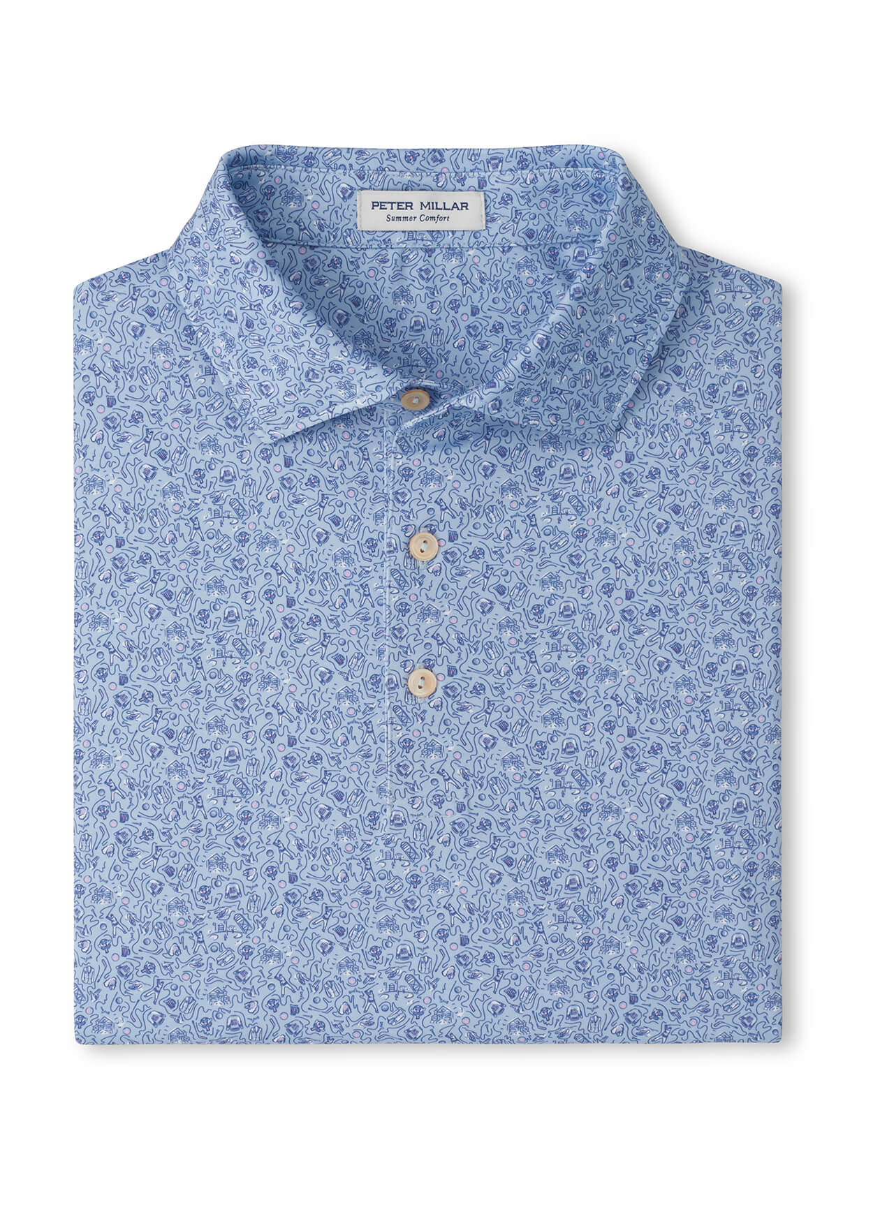 Peter Millar Men's Parker Performance Jersey Polo