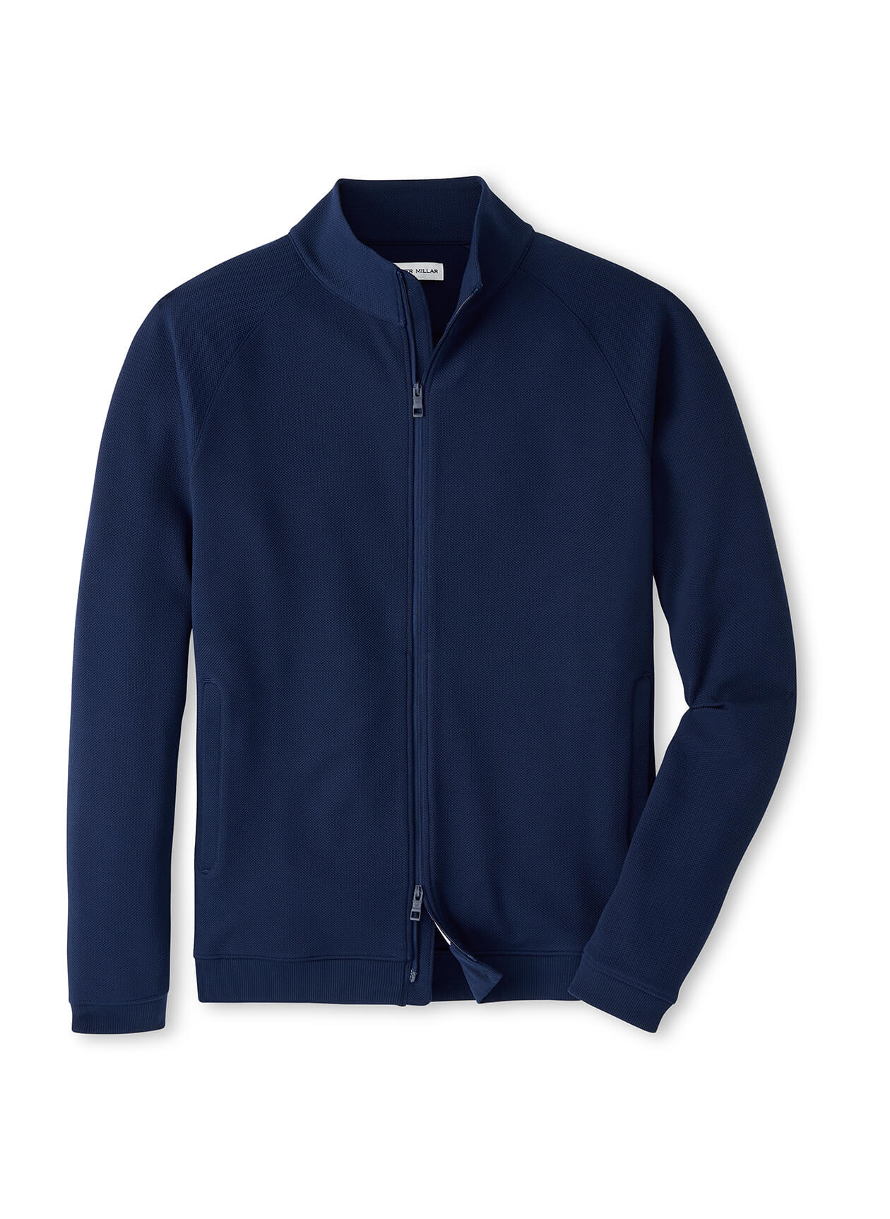 Peter Millar Men's Cradle Pique Performance Full-Zip Cardigan