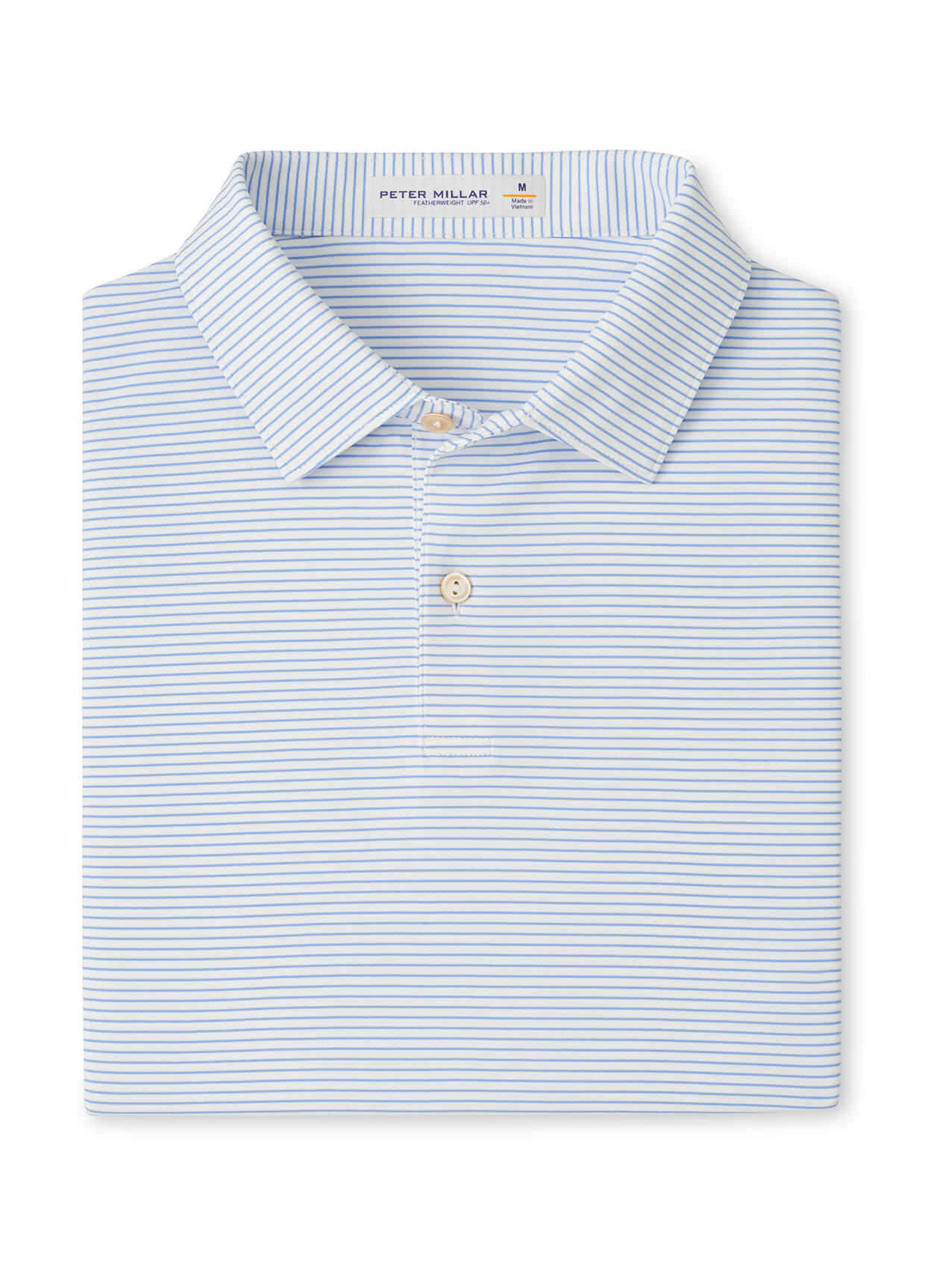 Peter Millar Men's Featherweight Stripe Performance Polo