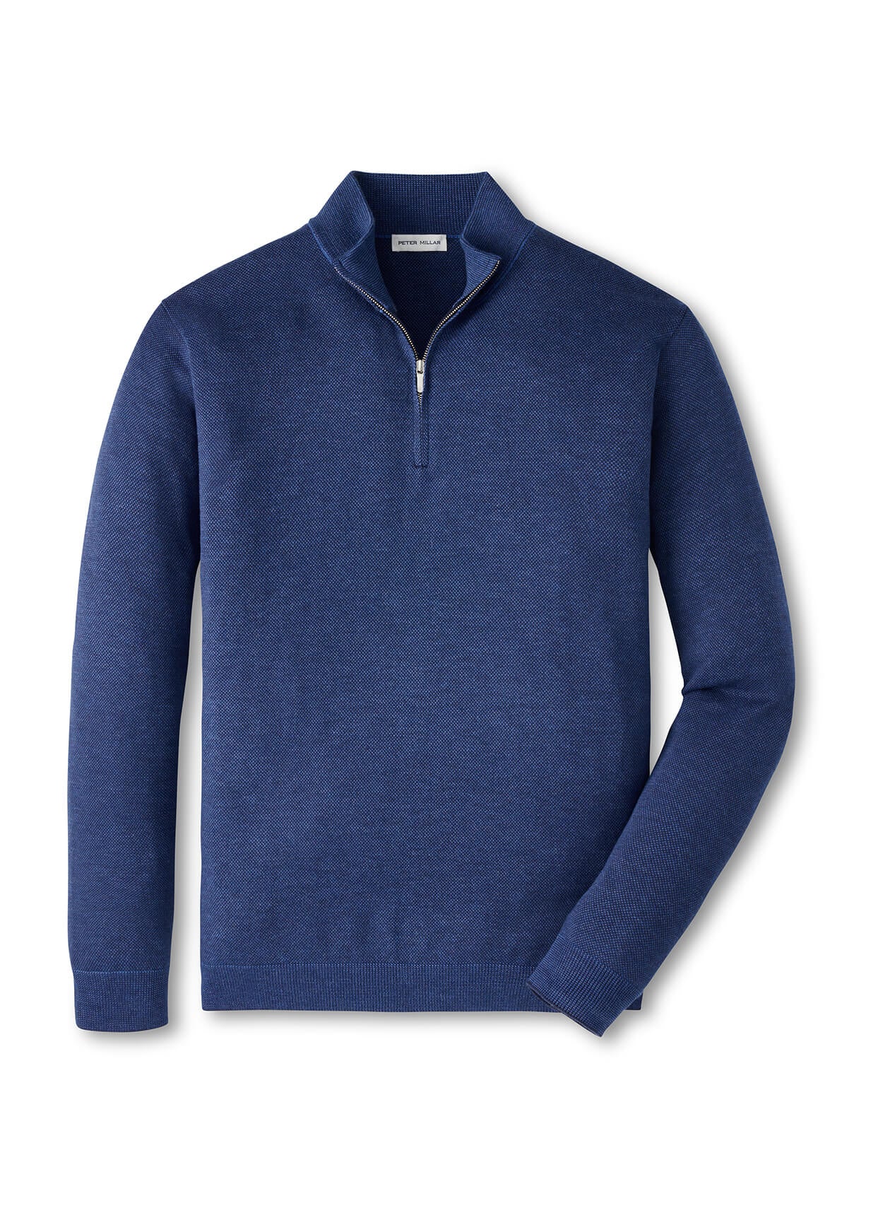 Peter Millar Men's Coolspun Lite Birdseye Quarter Zip Sweater