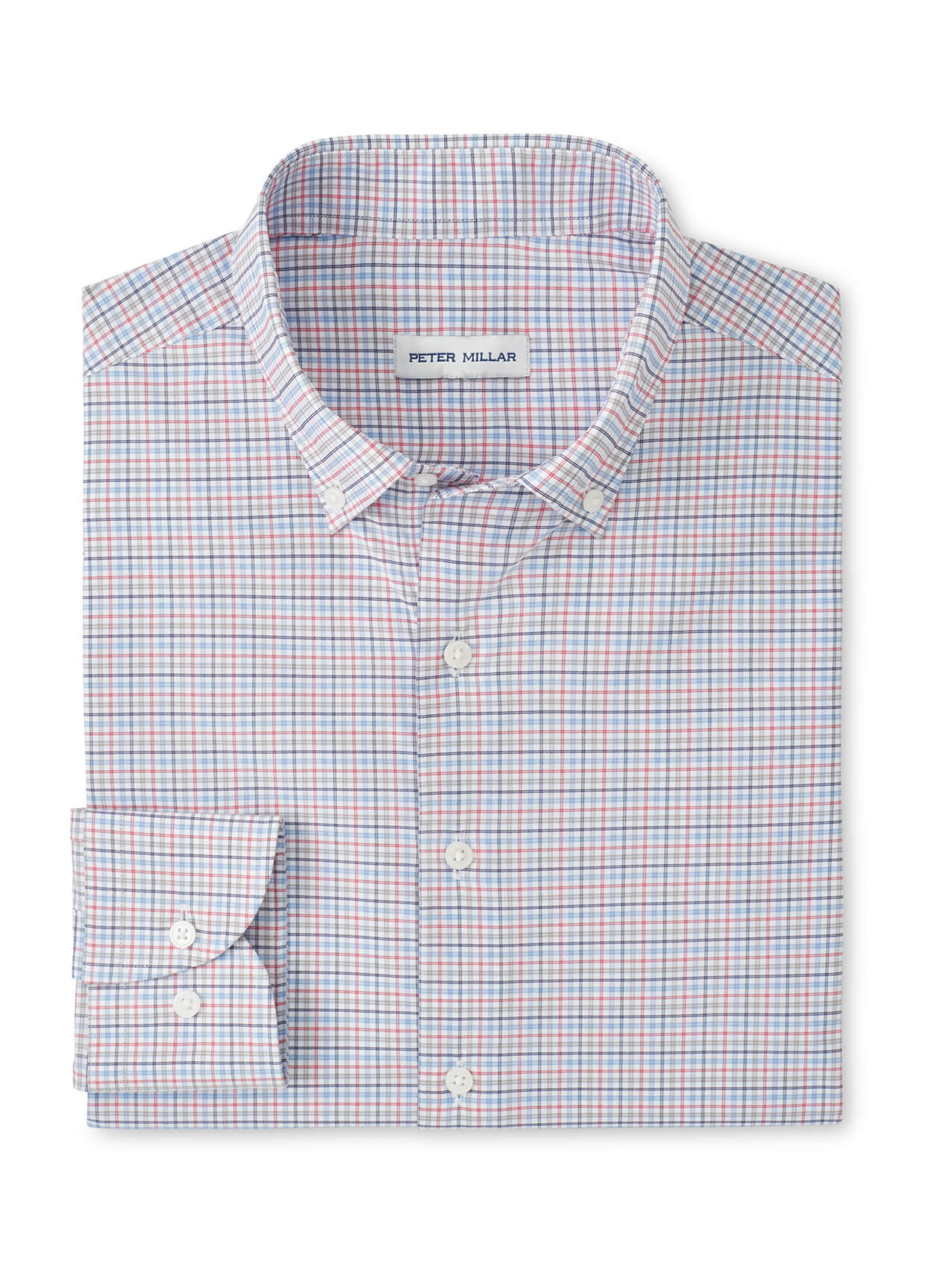 Peter Millar Men's Casey Performance Twill Sport Shirt