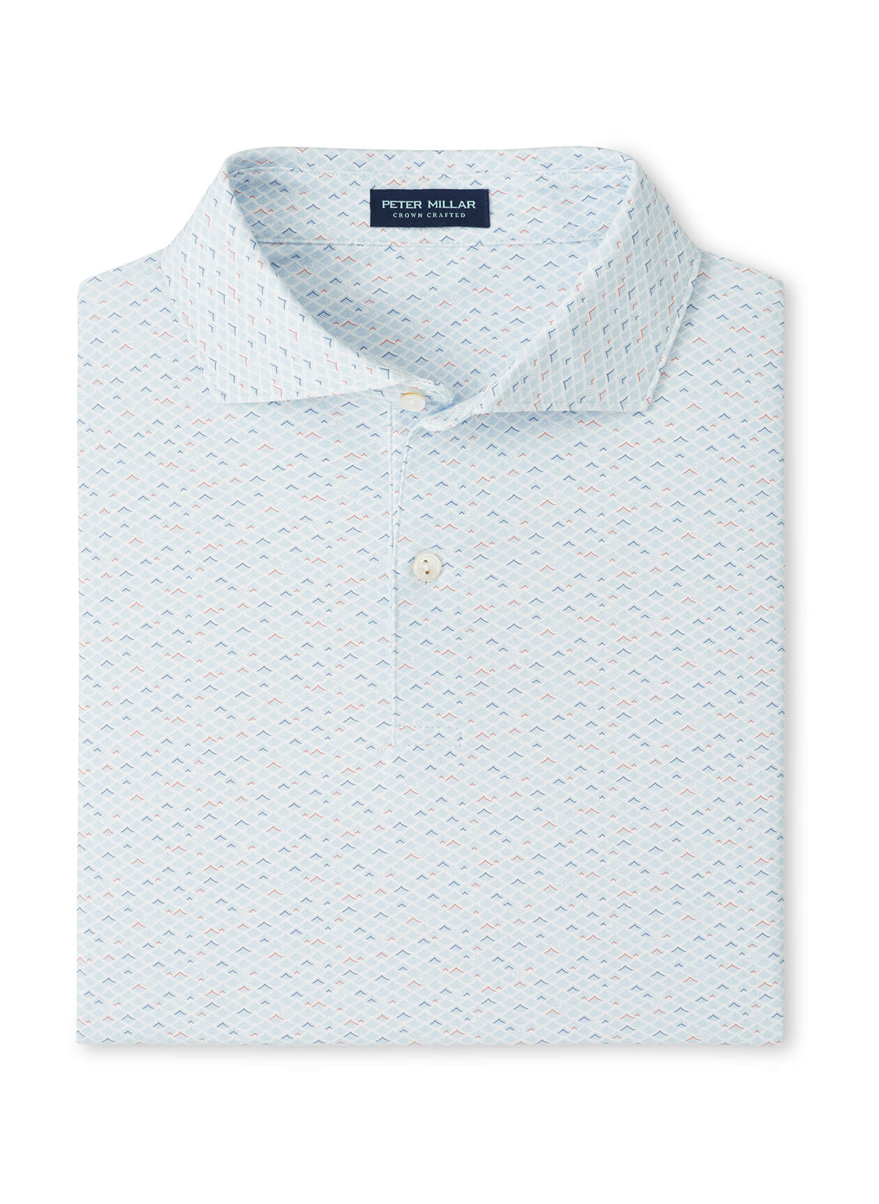 Peter Millar Men's Soprano Waves Performance Jersey Polo