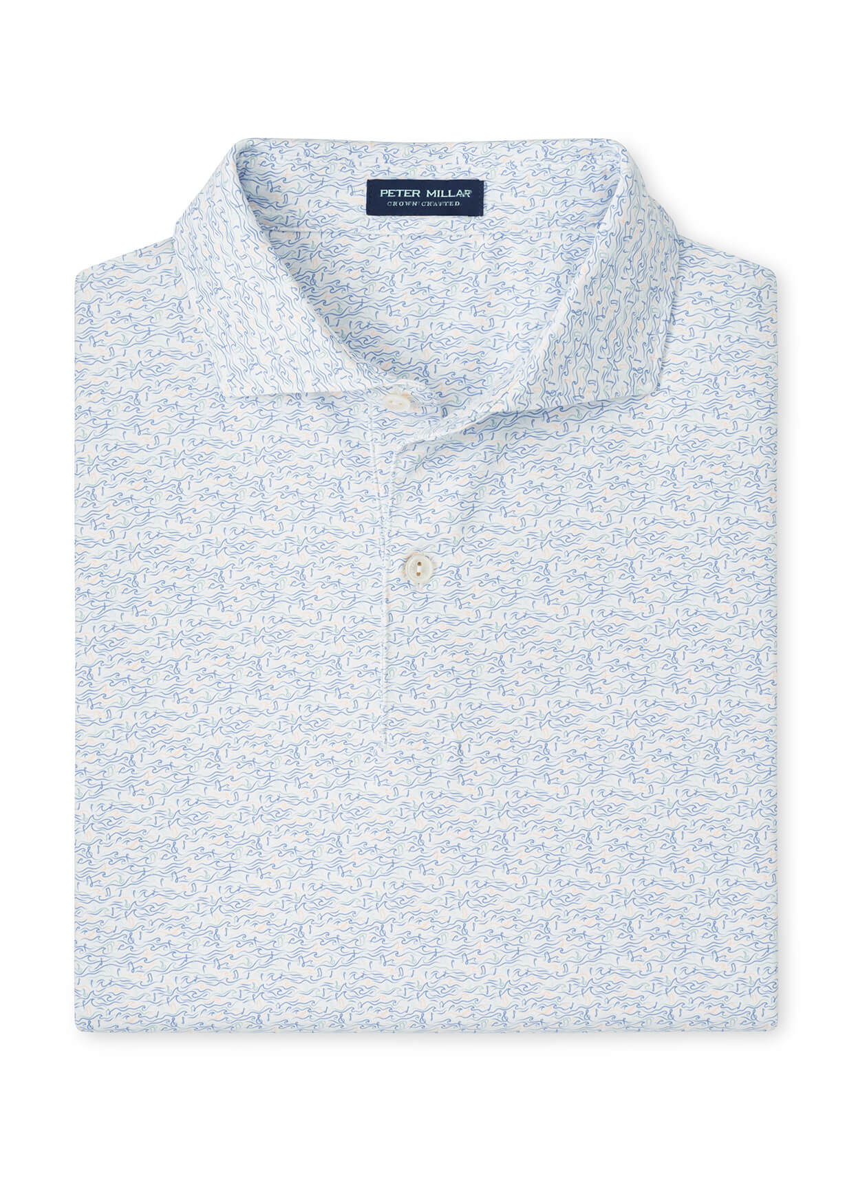 Peter Millar Men's Melody Sea Performance Jersey Polo