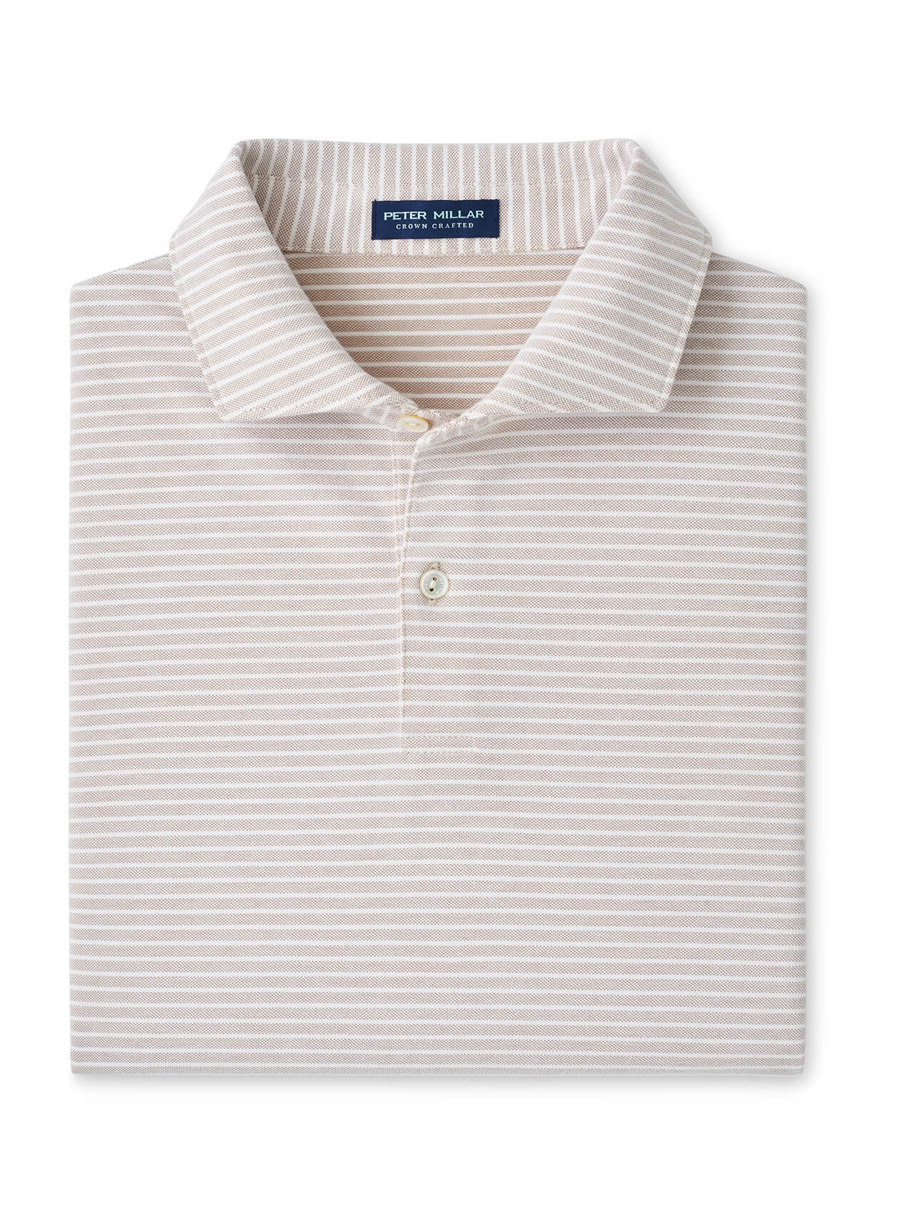 Peter Millar Men's Albatross Stripe Cotton-Blend Pique Polo