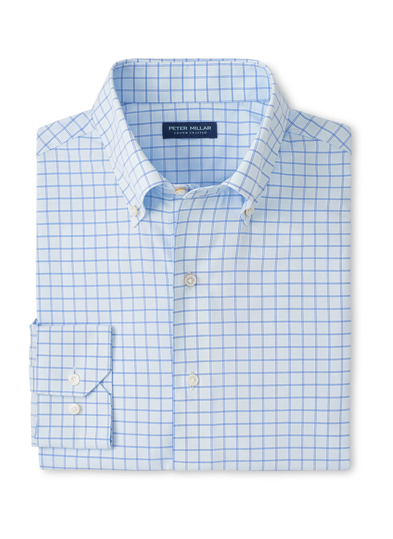 Peter Millar Men's Rampart Performance Poplin Sport Shirt