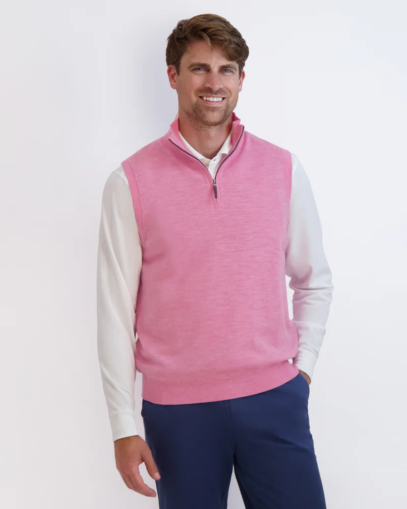 Fairway & Greene Men's Baruffa Quarter-Zip Windvest