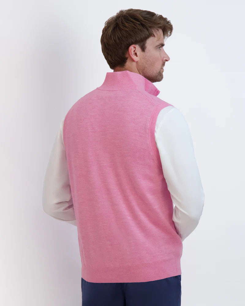 Fairway & Greene Men's Baruffa Quarter-Zip Windvest