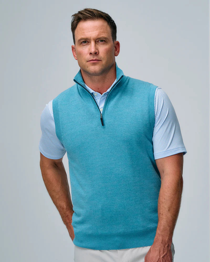 Fairway & Greene Men's Baruffa Quarter-Zip Windvest