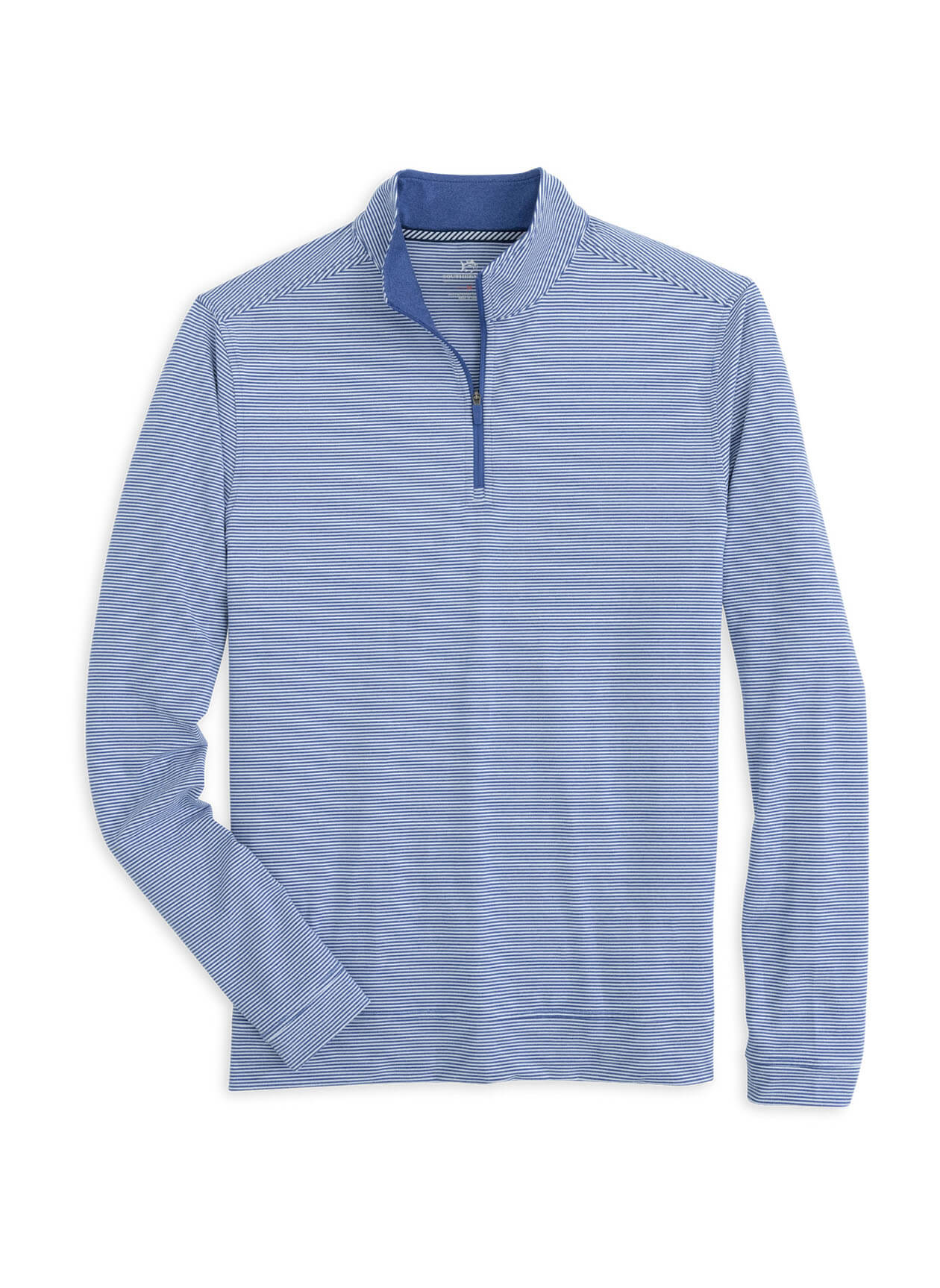 Southern Tide Men's Heather Cruiser Micro-Stripe Quarter-Zip
