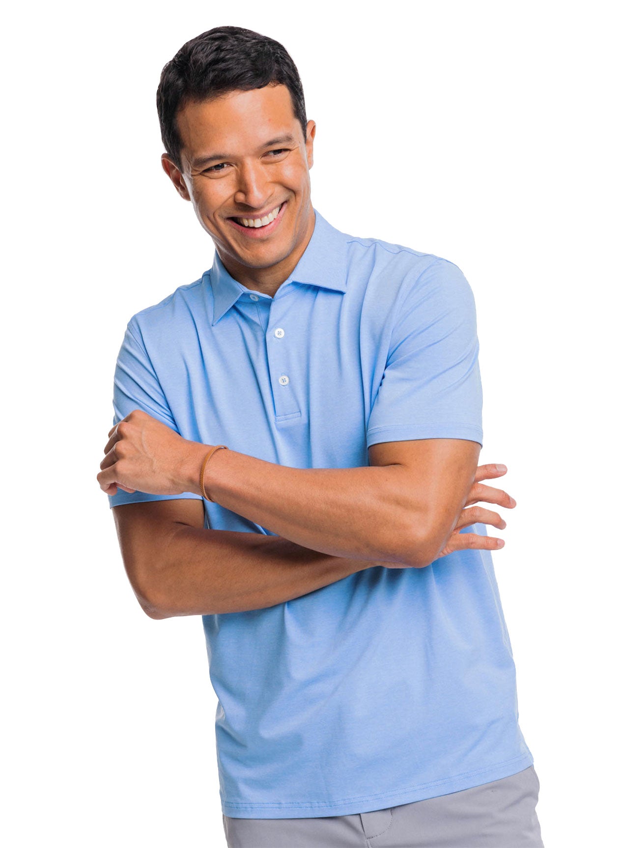 Southern Tide Men's Brrr-eeze Heather Performance Polo