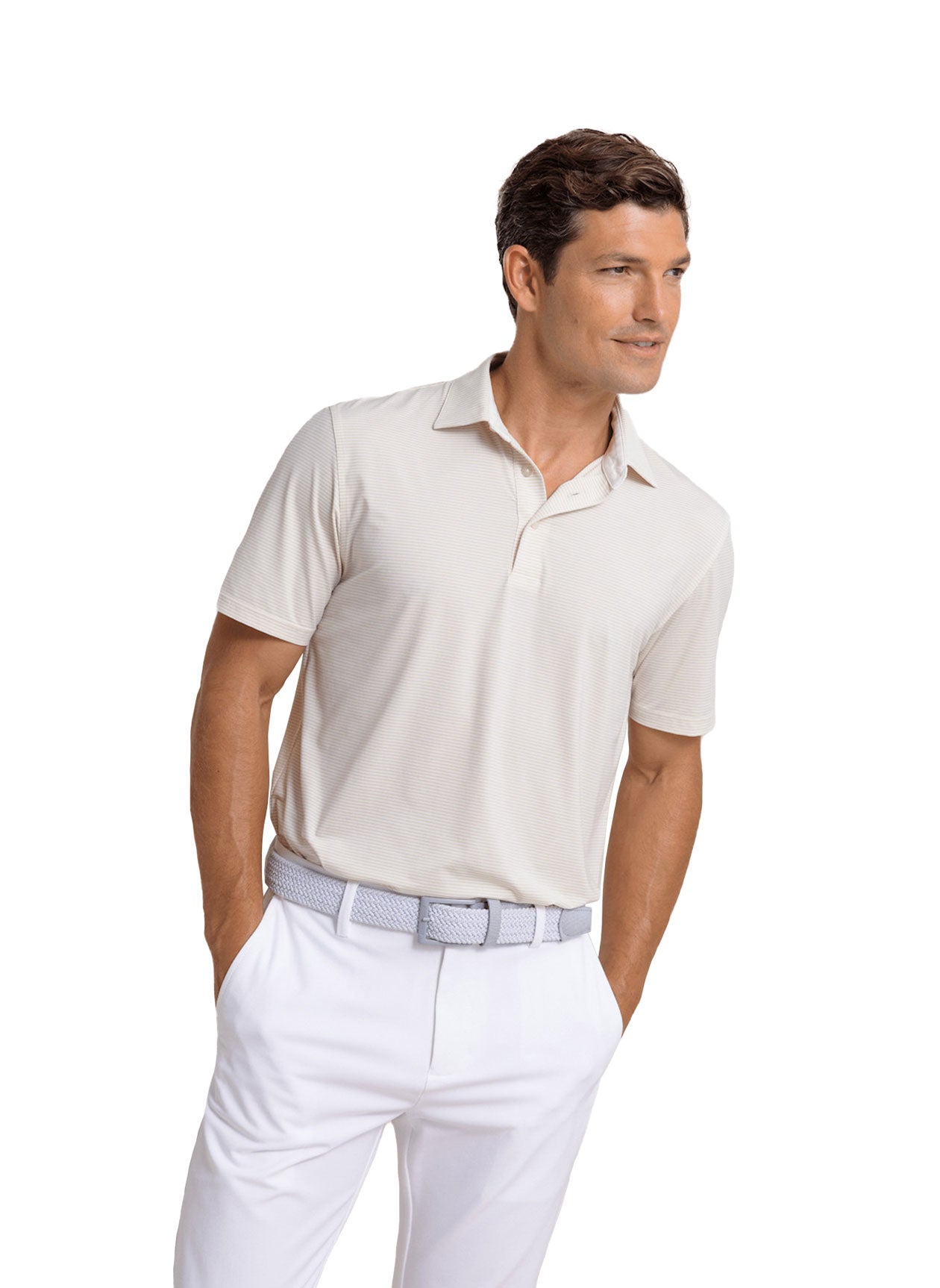 Southern Tide Men's Brrr eeze Meadowbrook Stripe Polo