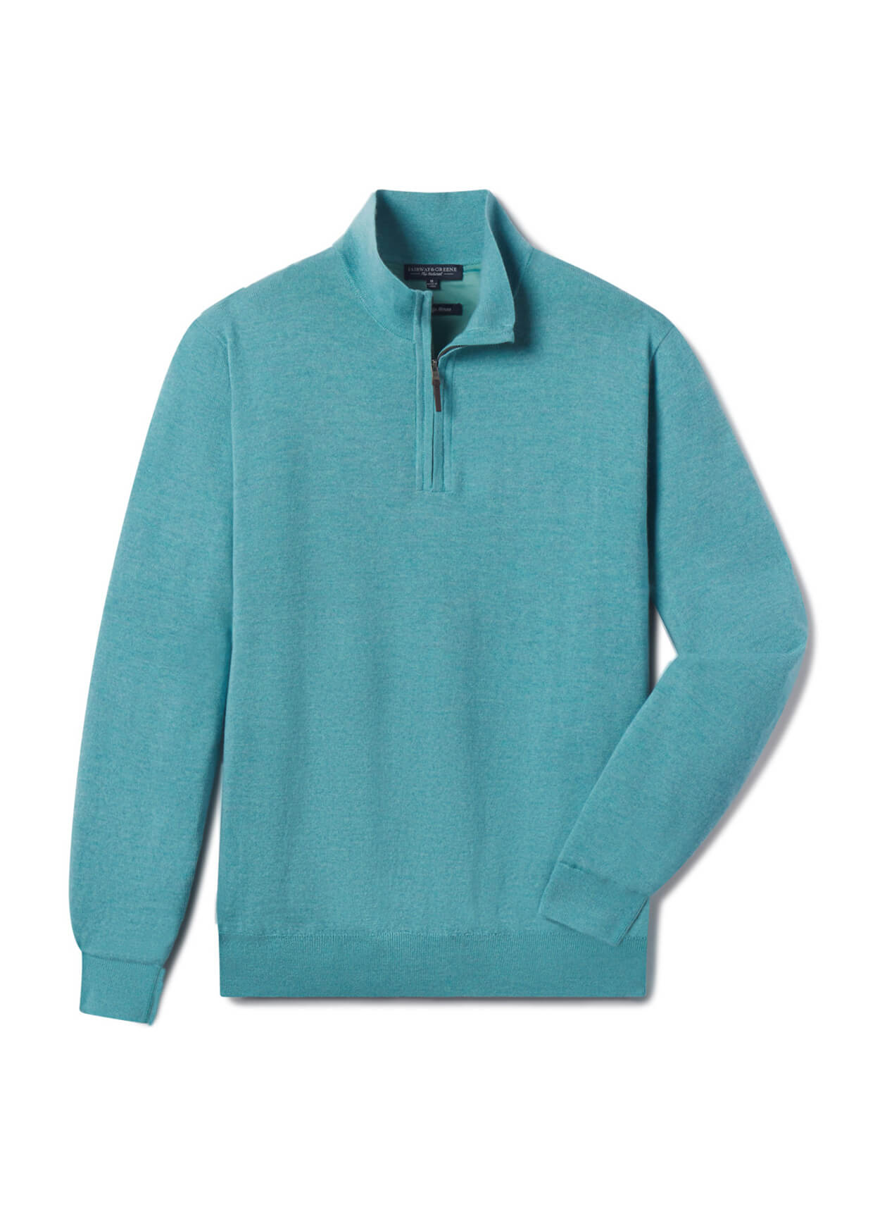 Fairway & Greene Men's Baruffa Quarter-Zip Windsweater
