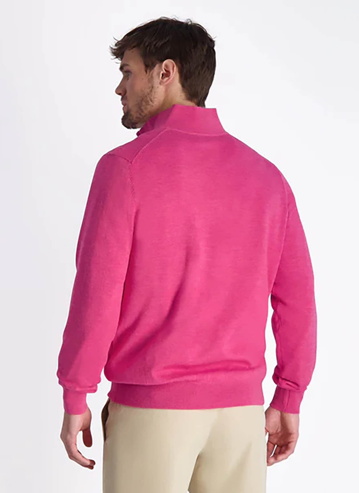 Fairway & Greene Men's Baruffa Quarter-Zip Windsweater