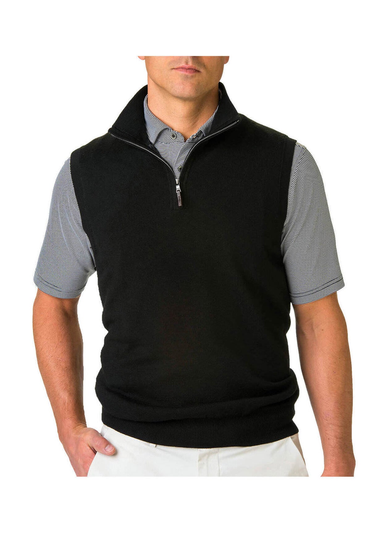 Fairway & Greene Men's Baruffa Quarter-Zip Windvest