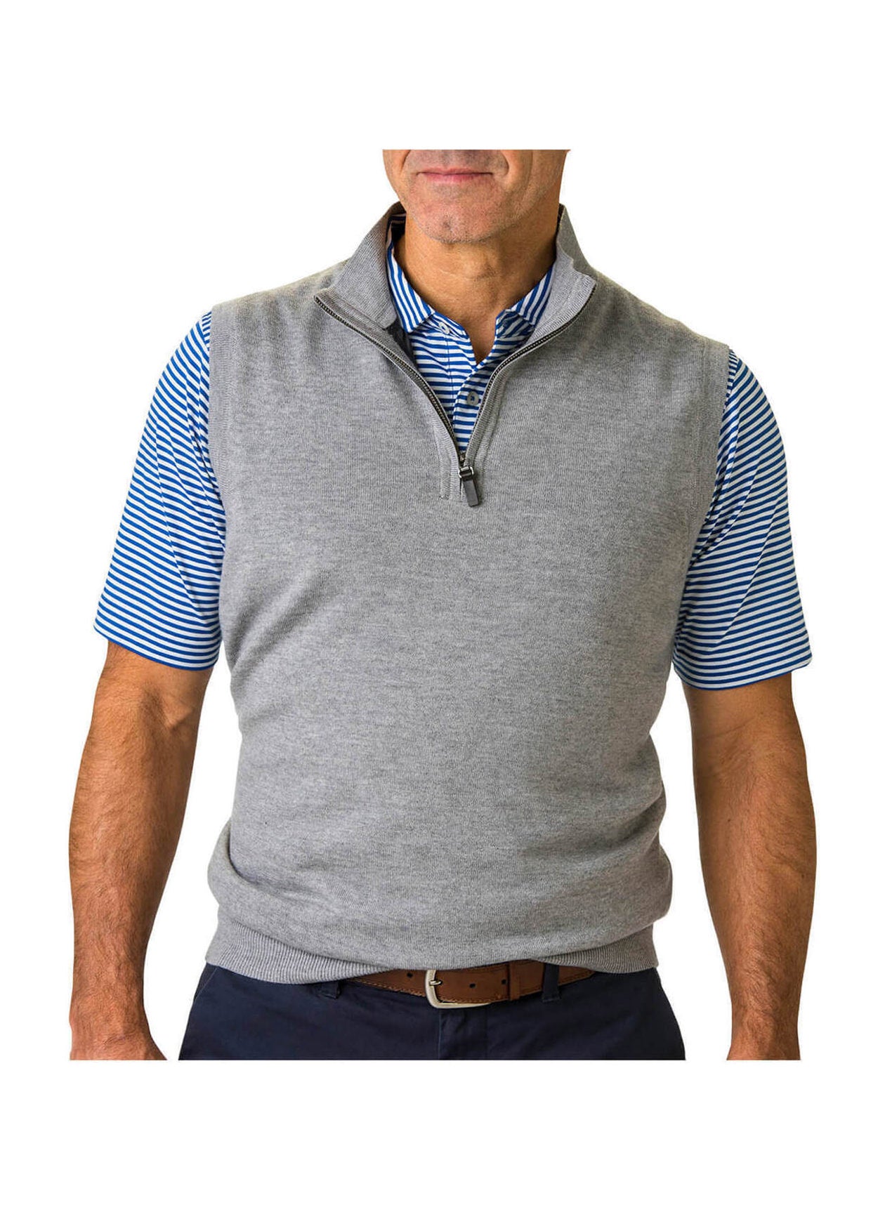 Fairway & Greene Men's Baruffa Quarter-Zip Windvest