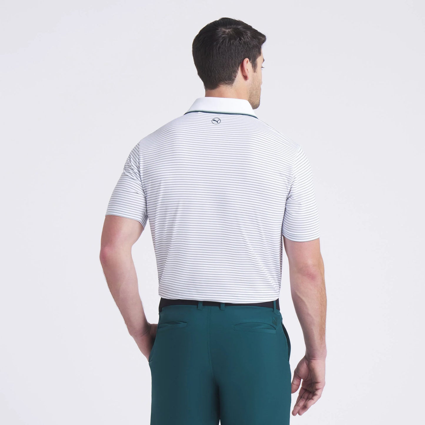 Puma Men's MATTR Elevated Stripe Golf Polo