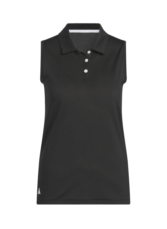 Adidas Women's Solid Ottoman Sleeveless Polo