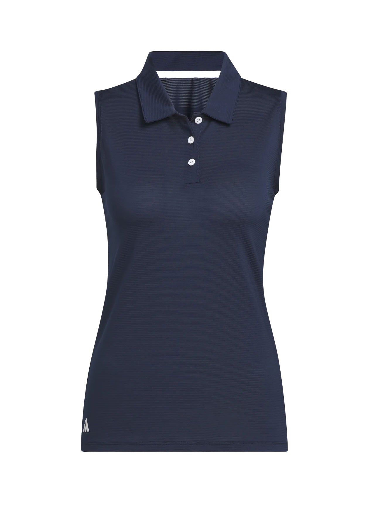 Adidas Women's Solid Ottoman Sleeveless Polo