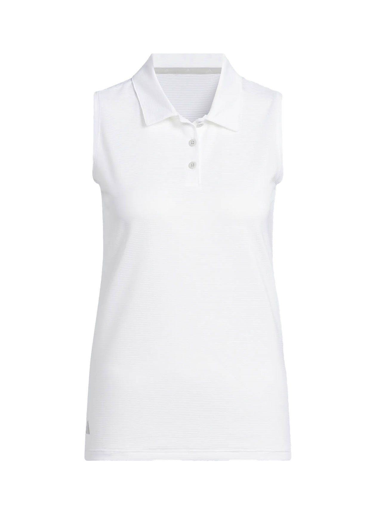 Adidas Women's Solid Ottoman Sleeveless Polo