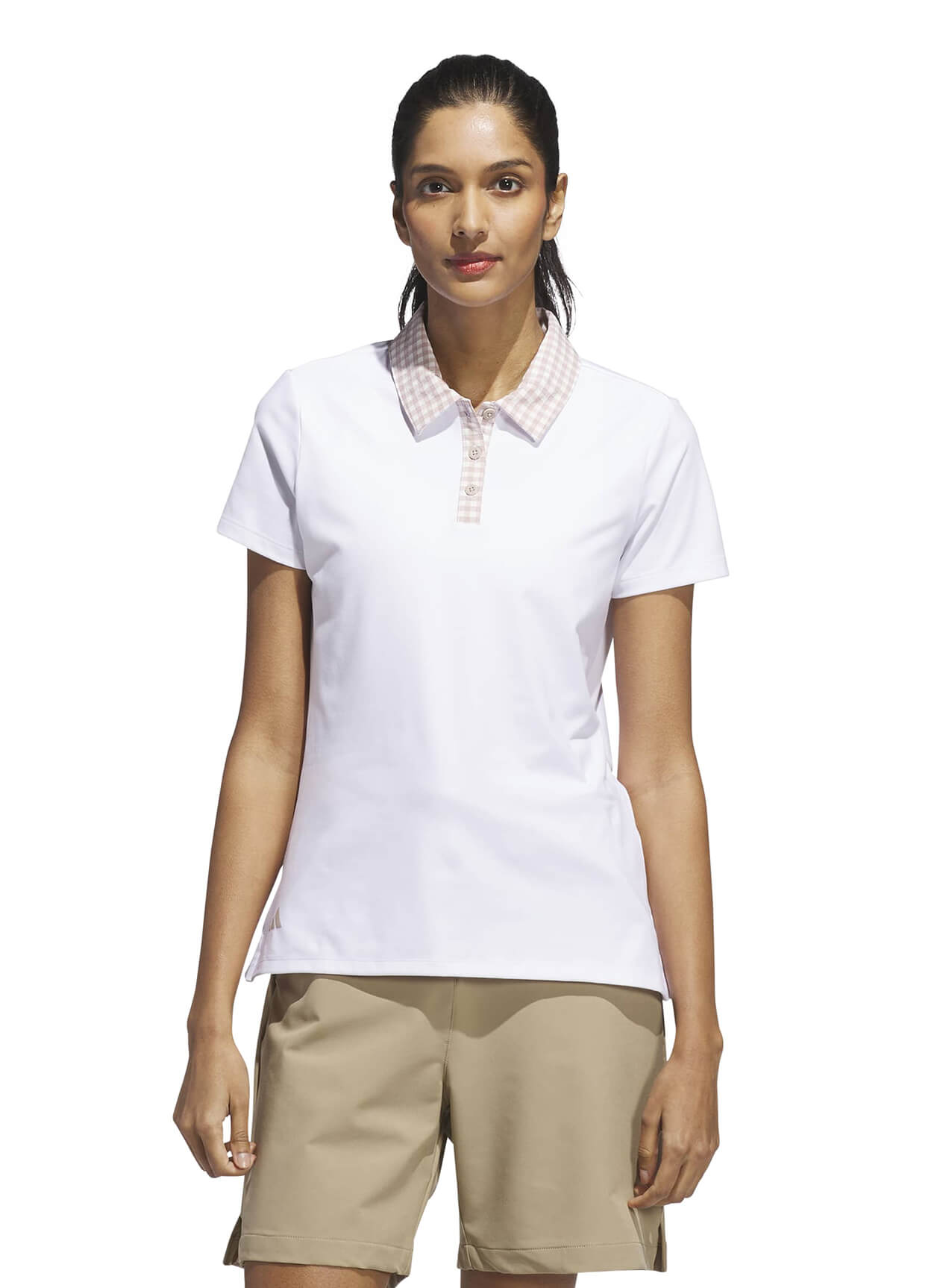 Adidas Women's Ultimate365 Gingham Polo