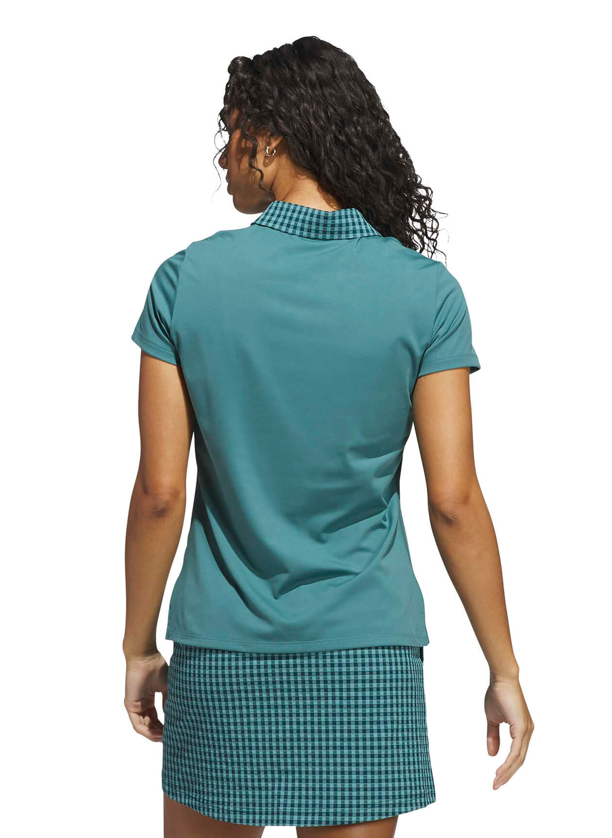 Adidas Women's Ultimate365 Gingham Polo