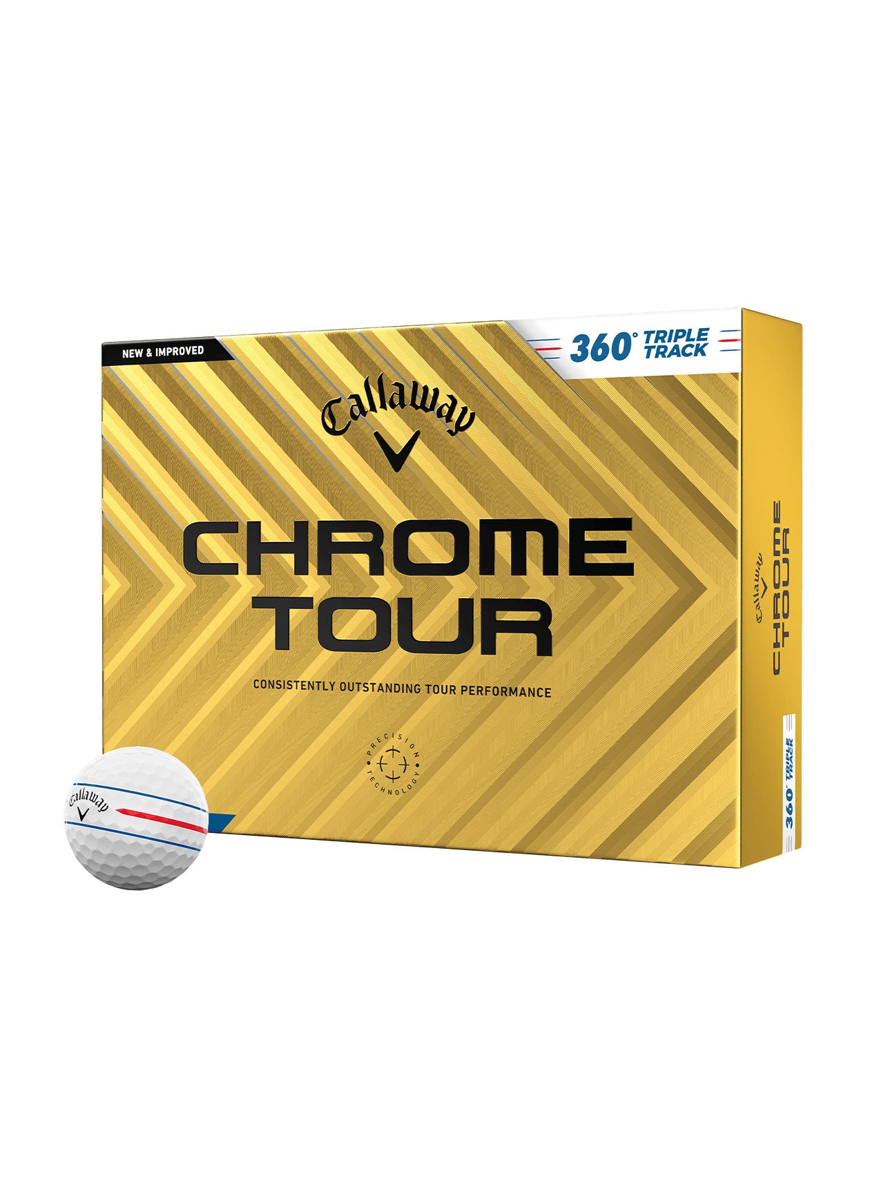 Callaway Golf Chrome Tour 360 Triple Track 24 Golf Balls