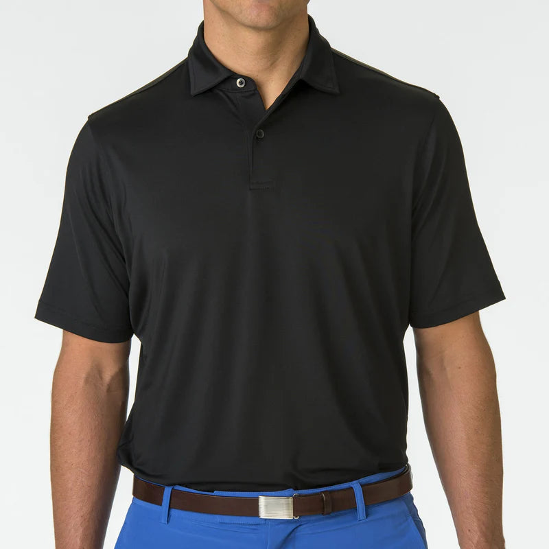 Fairway & Greene Men's Tournament Solid Tech Jersey Polo