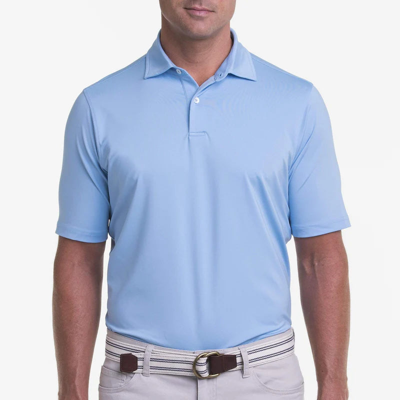 Fairway & Greene Men's Tournament Solid Tech Jersey Polo