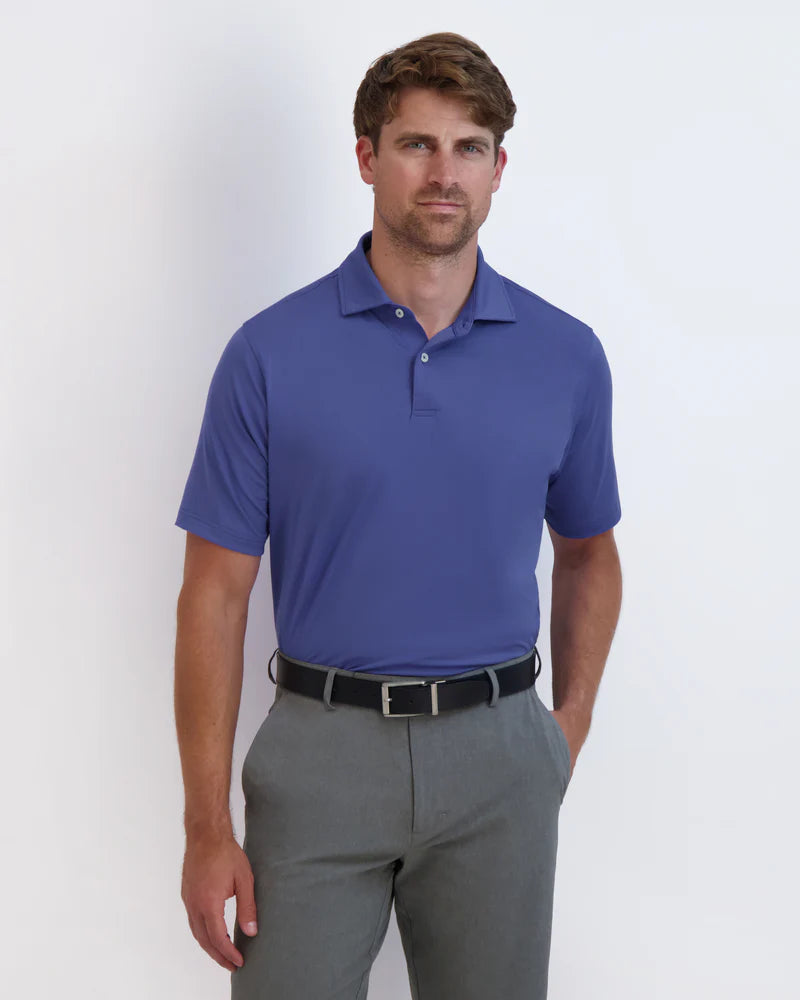Fairway & Greene Men's Tournament Solid Tech Jersey Polo