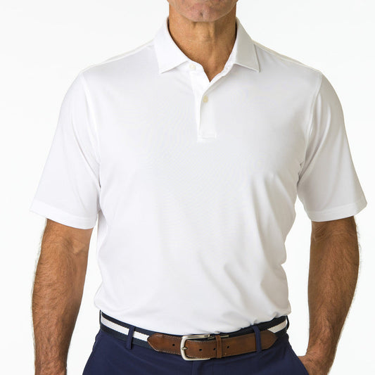 Fairway & Greene Men's Tournament Solid Tech Jersey Polo
