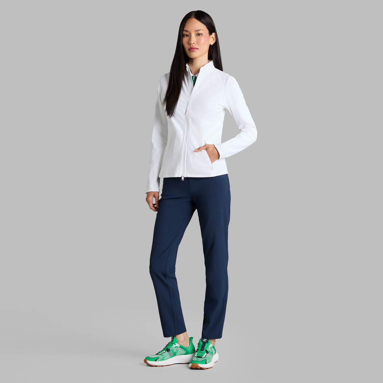 G/FORE Women's Brushed Back Stretch Mid Layer