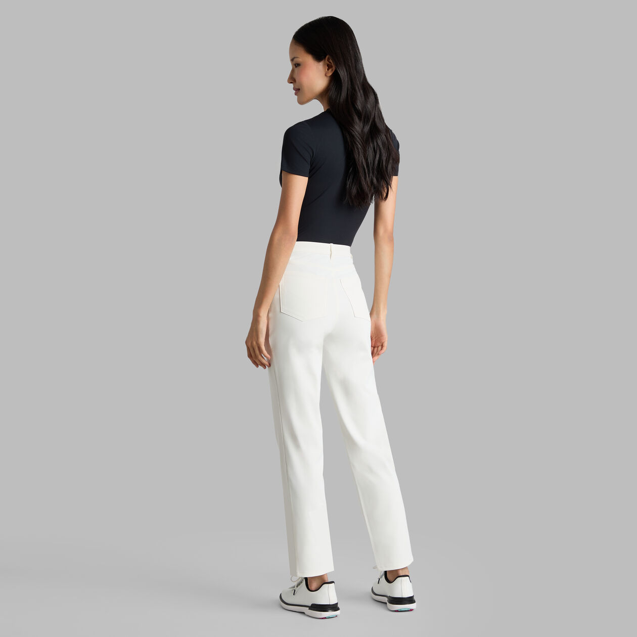 G/FORE Women's Tech Nylon Rib Fitted T-Shirt