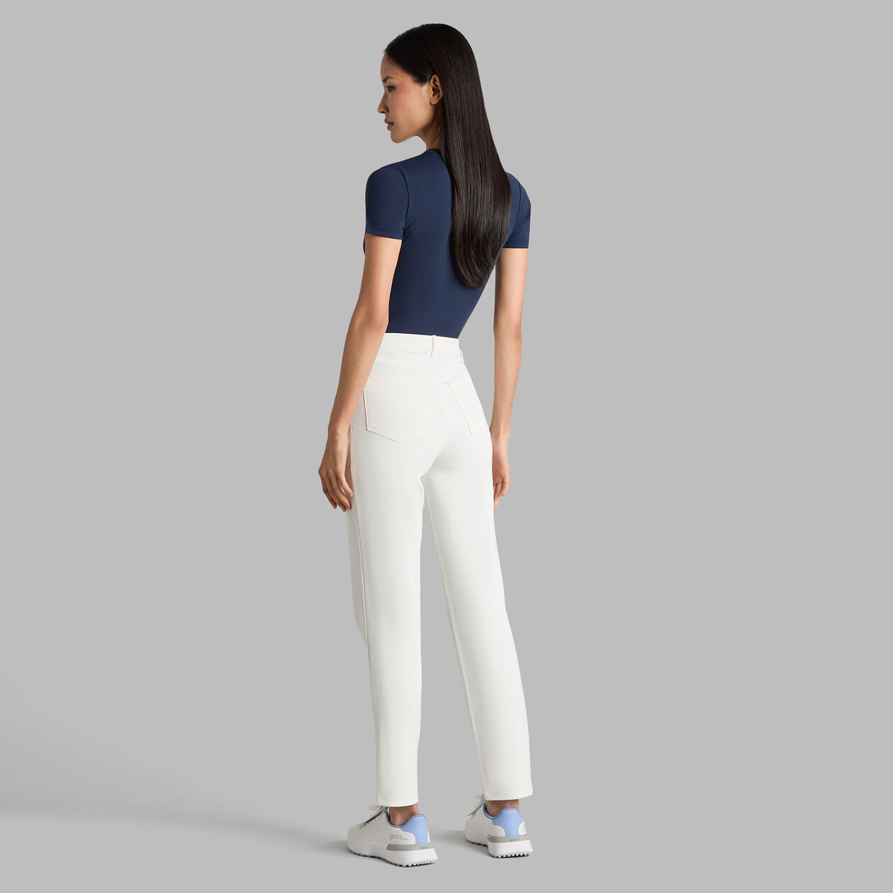 G/FORE Women's Tech Nylon Rib Fitted T-Shirt