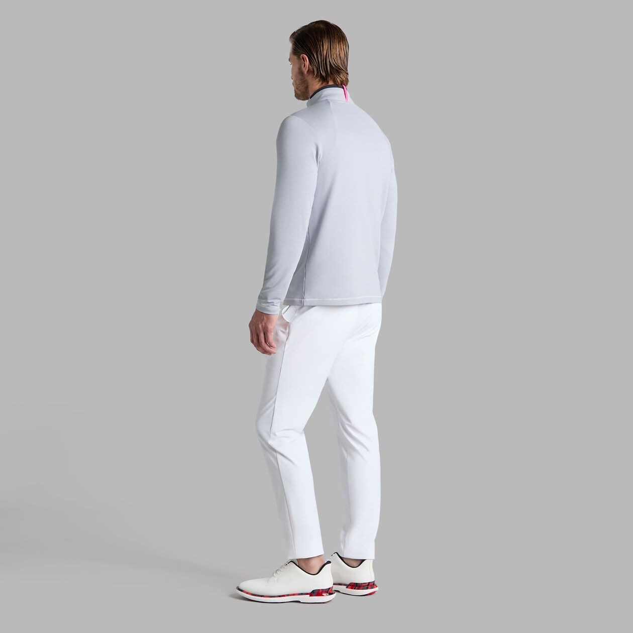 G/FORE Men's Brushed Back Tech Terry Quarter-Zip