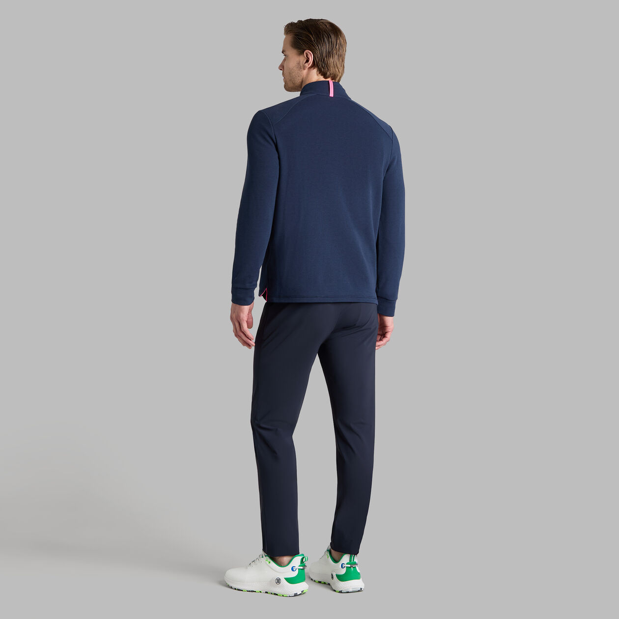 G/FORE Men's Brushed Back Tech Terry Quarter-Zip