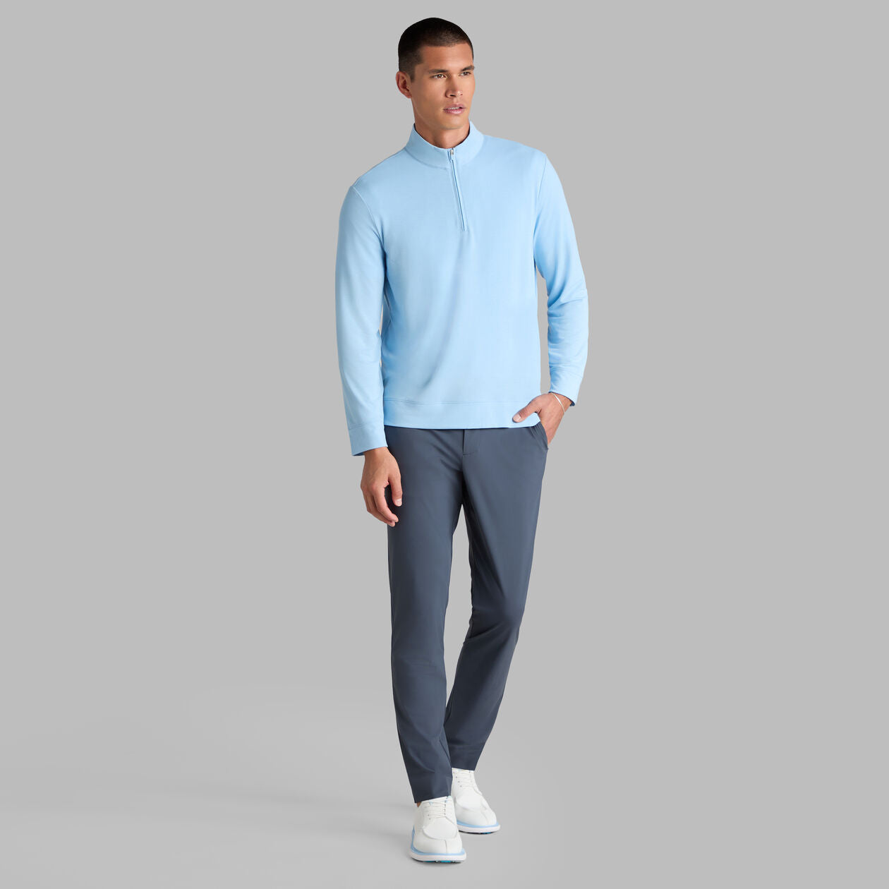 G/FORE Men's Luxe Soft Touch Jersey 1/4 Zip