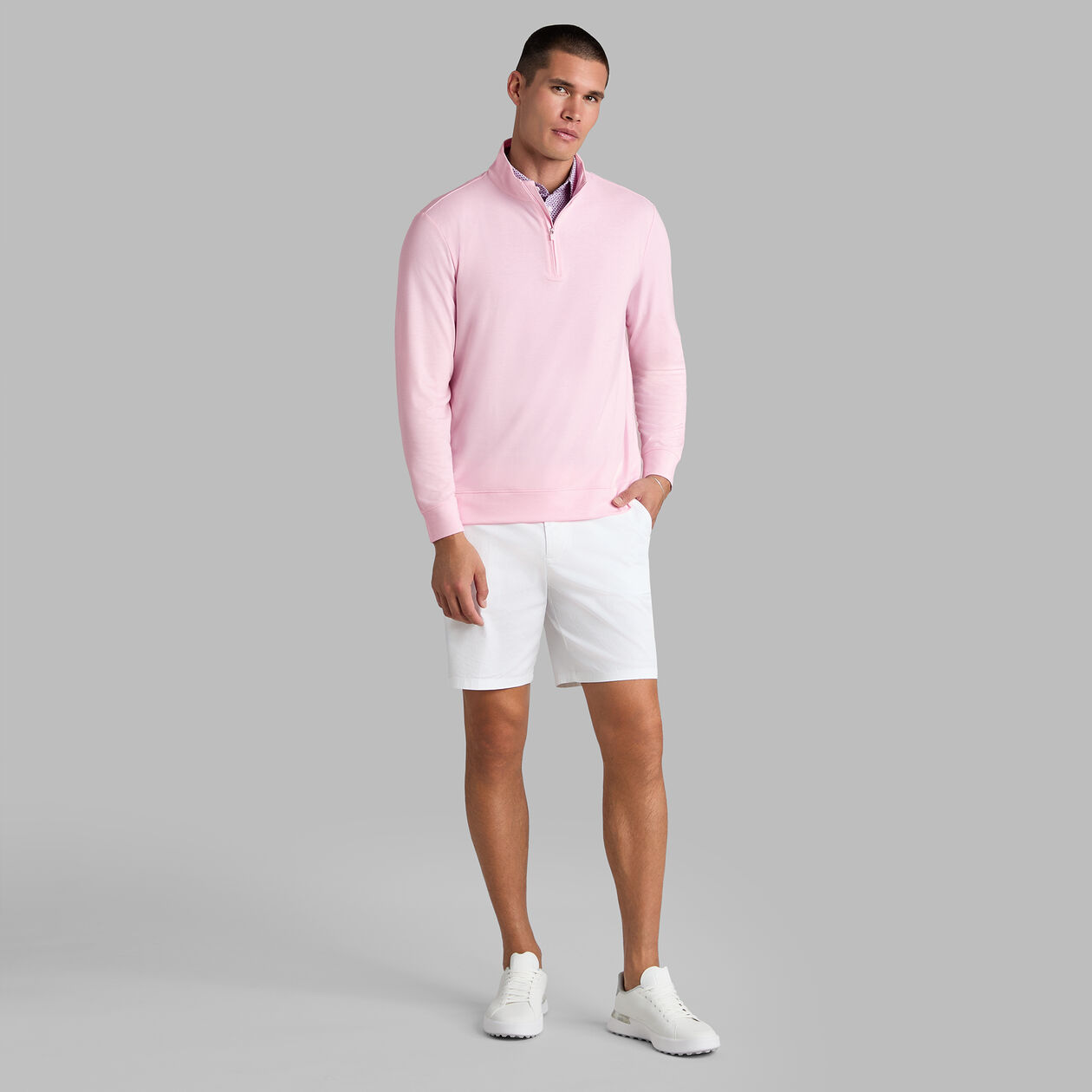 G/FORE Men's Luxe Soft Touch Jersey 1/4 Zip