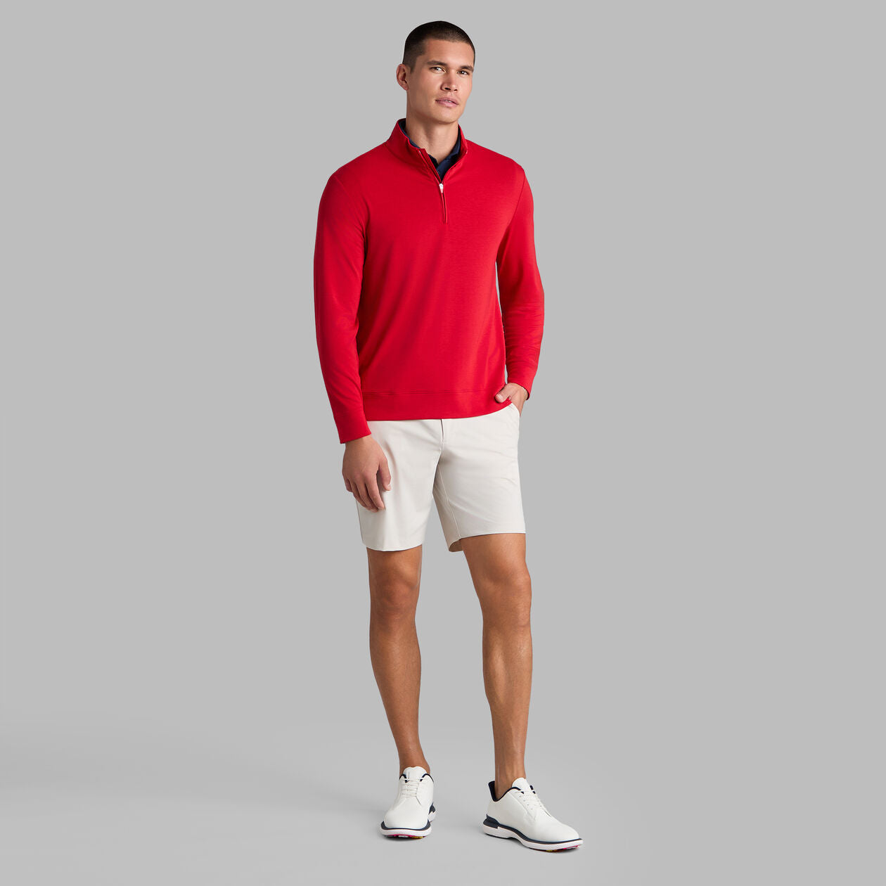 G/FORE Men's Luxe Soft Touch Jersey 1/4 Zip