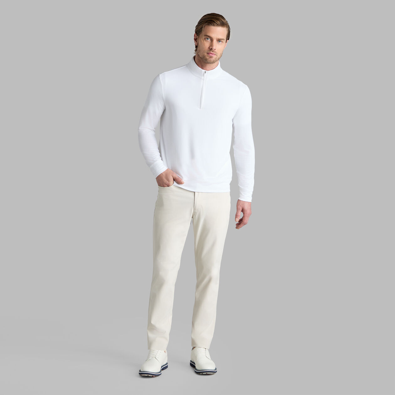 G/FORE Men's Luxe Soft Touch Jersey 1/4 Zip